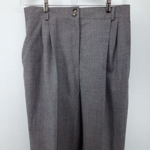 Vintage harve benard by Benard Holtzman Hounds Tooth Wool Black White Pants 14